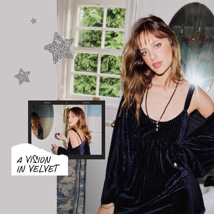  A vision in velvet. Urban inspiration. Get on island time. Can’t stop the crop. Don’t ruche me.