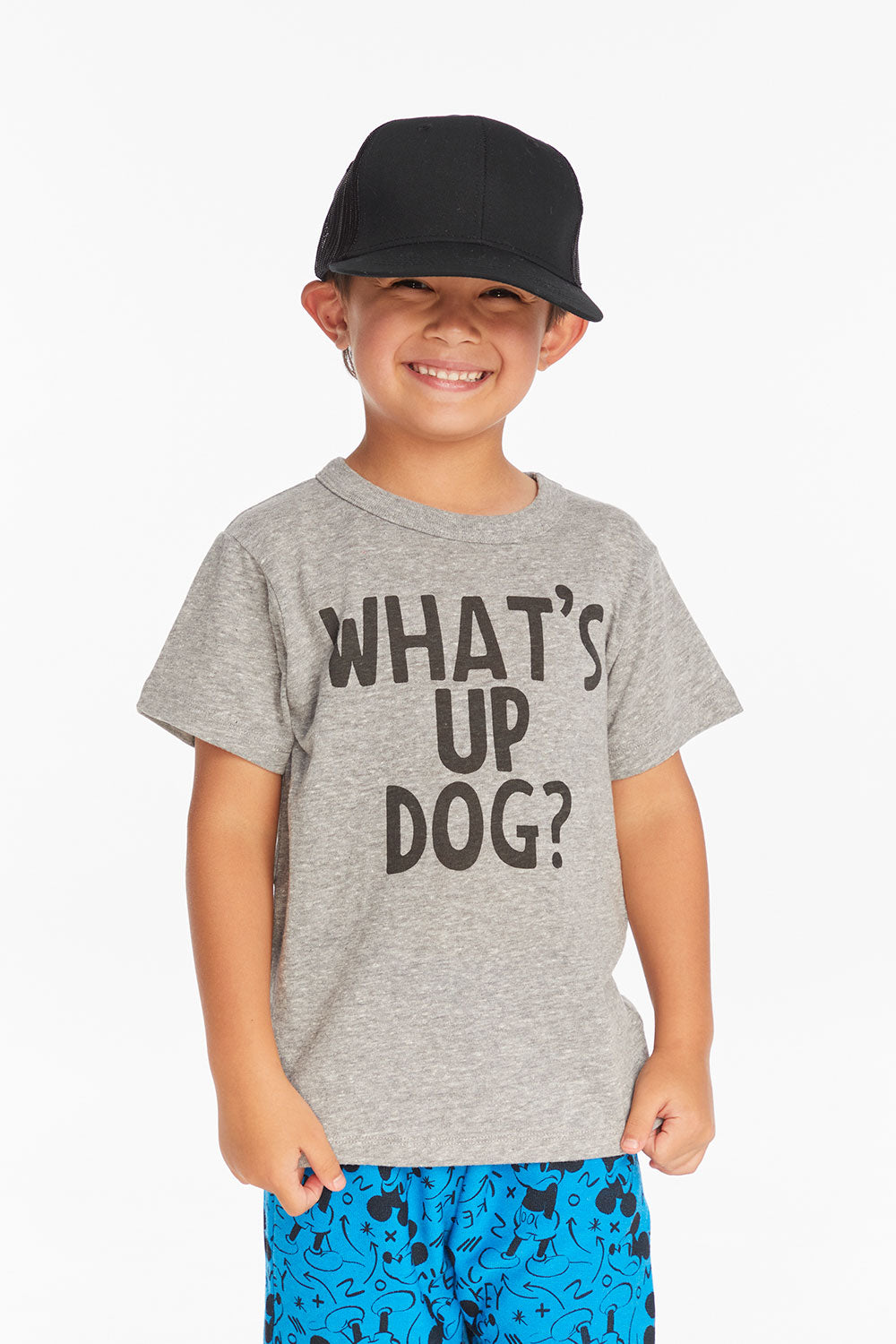 What's Up Dog Boys Crew Neck Tee Boys chaserbrand