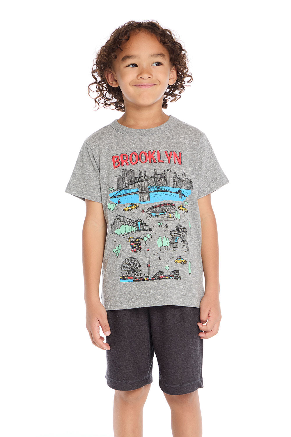 Brooklyn Crew Neck Short Sleeve Tee Boys chaserbrand