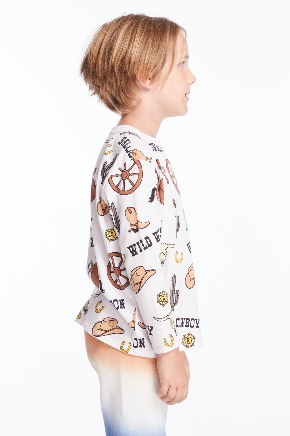 Allover Cowboy Hats Boys Long Sleeve Boys chaserbrand