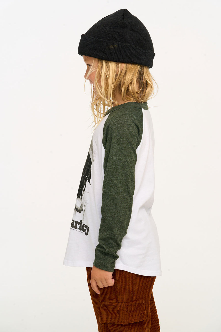 Bob Marley Portrait Boys  Baseball Tee BOYS chaserbrand
