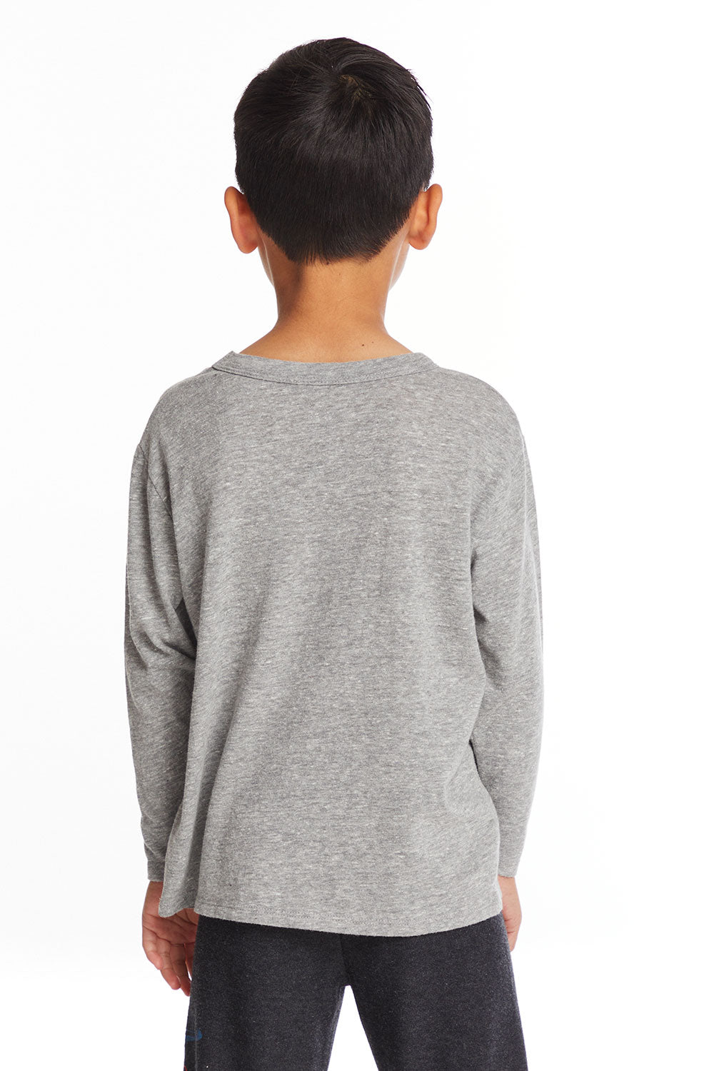 Rocketships Boys Long Sleeve Crew Neck Tee Boys chaserbrand