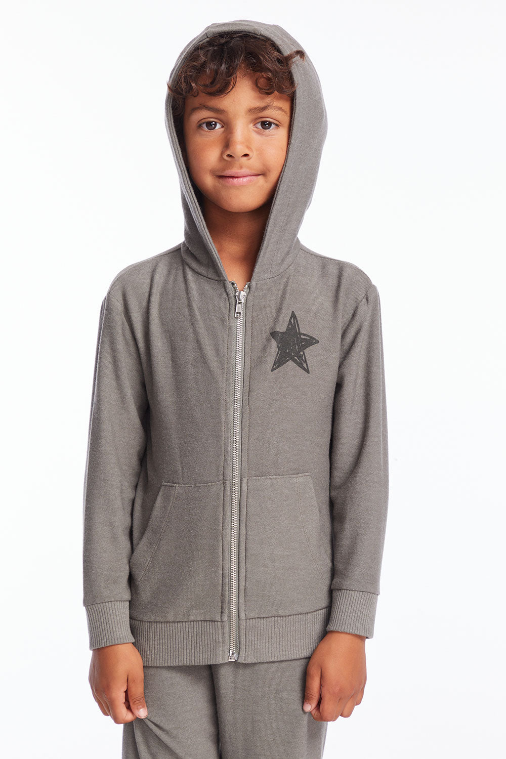 Rock Star Boys Zip Up Hoodie Boys chaserbrand