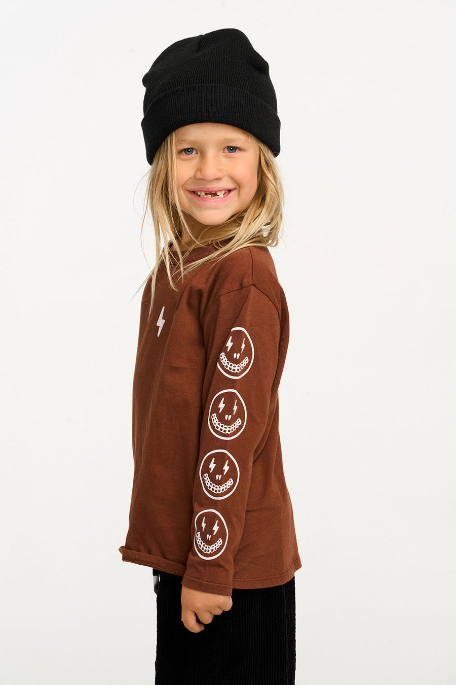 Lightning Skeleton Crew Neck Tee BOYS chaserbrand