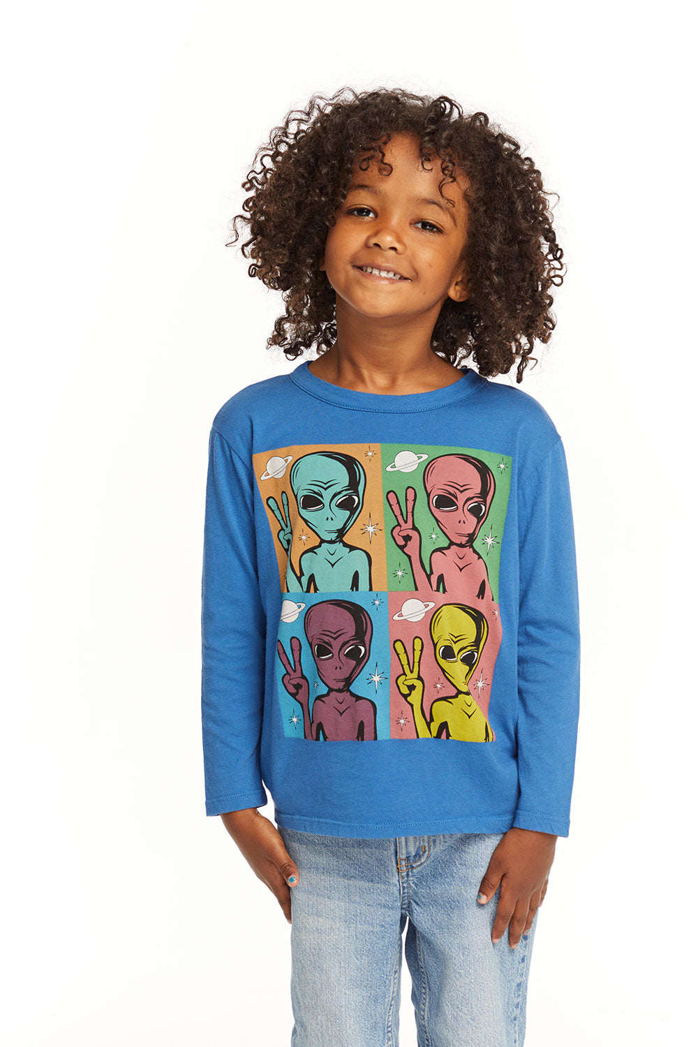 Peace Alien Long Sleeve Tee BOYS chaserbrand