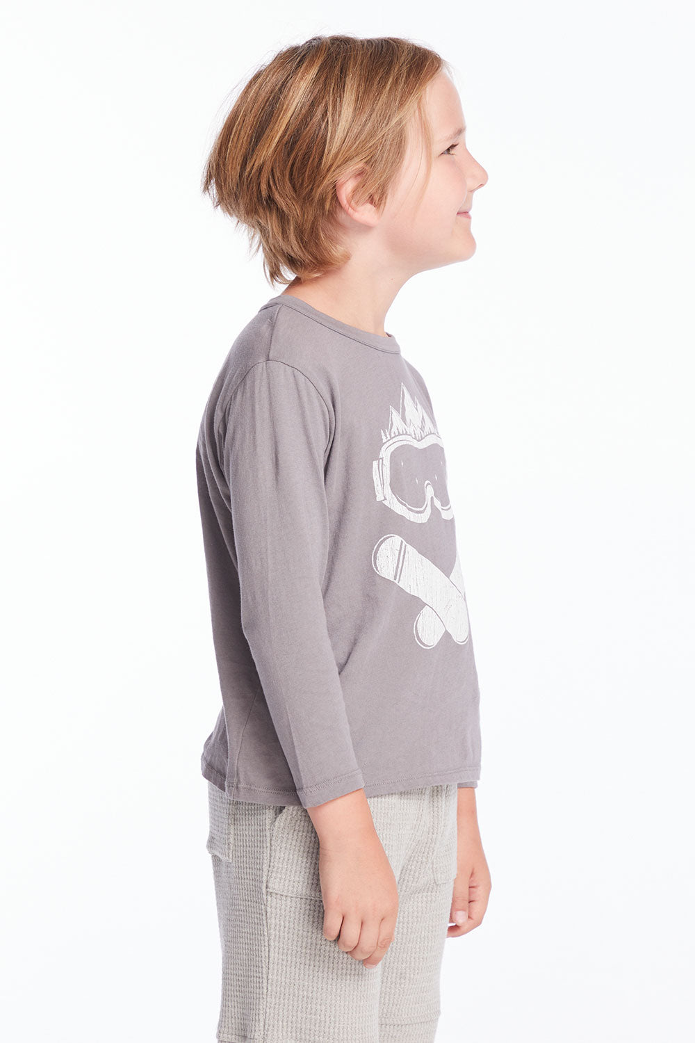 Snow Goggle Smile Boys Long Sleeve Boys chaserbrand