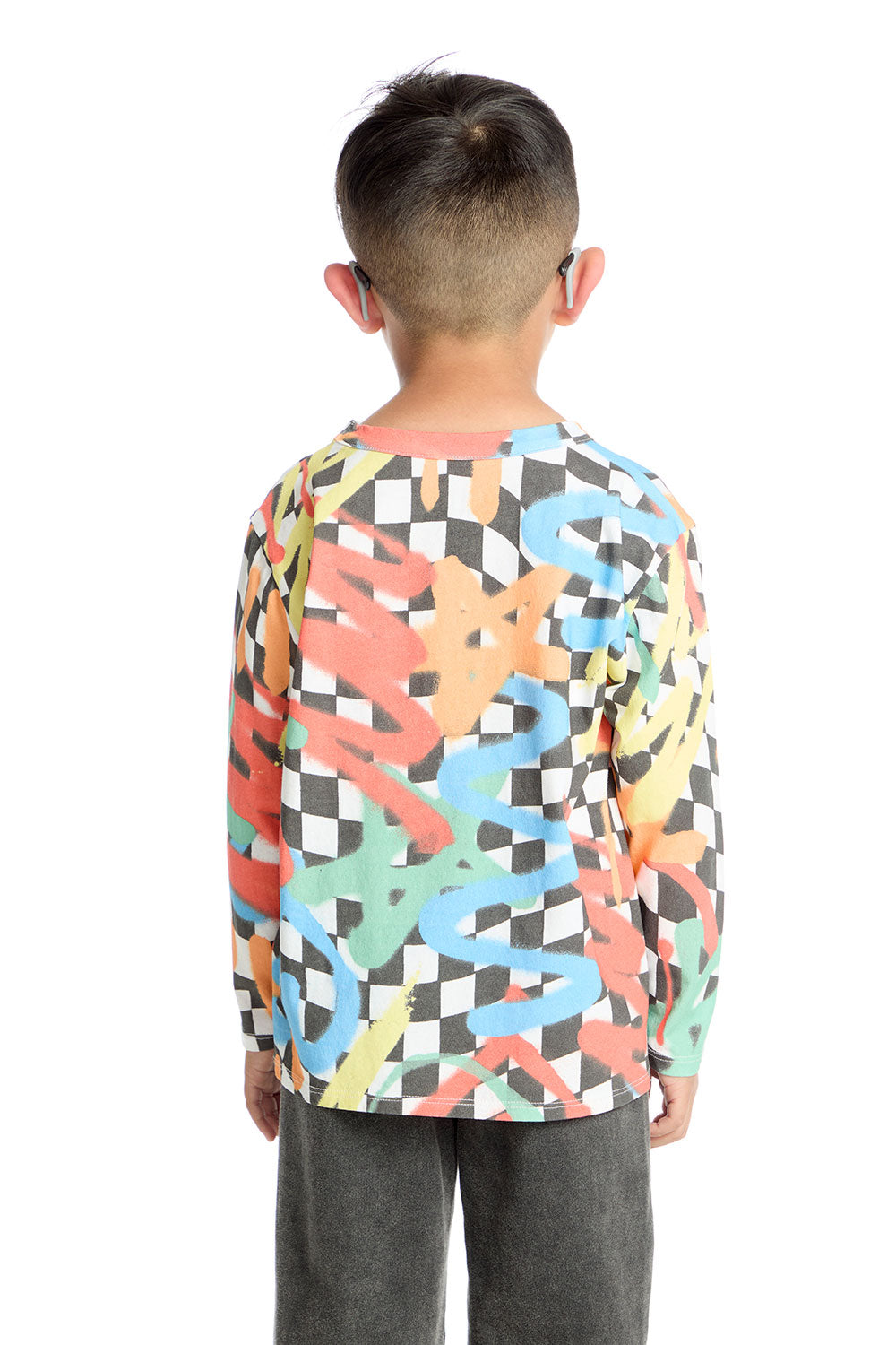Smiley Graffiti Doodles Long Sleeve Boys chaserbrand