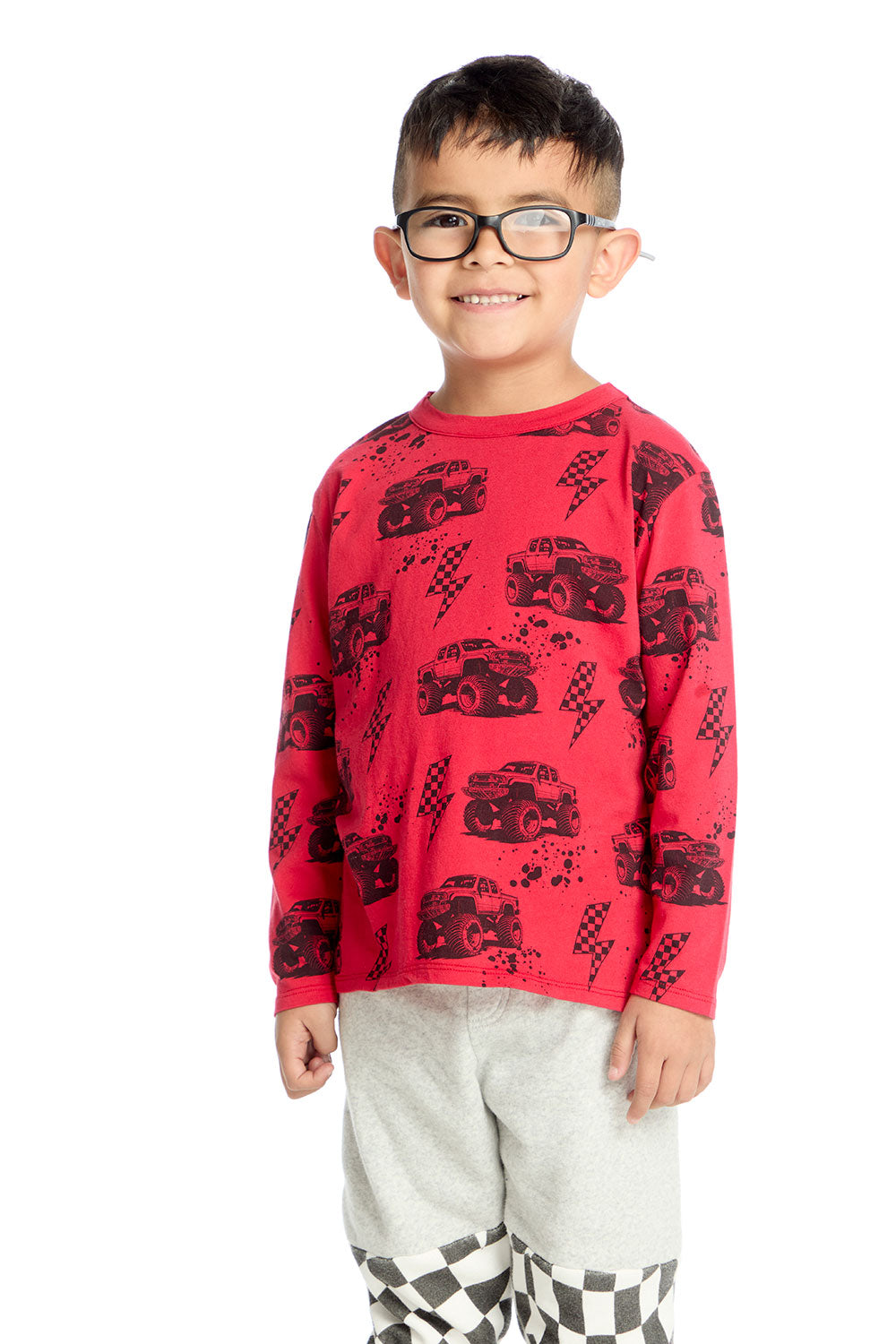 Monster Trucks Long Sleeve Boys chaserbrand