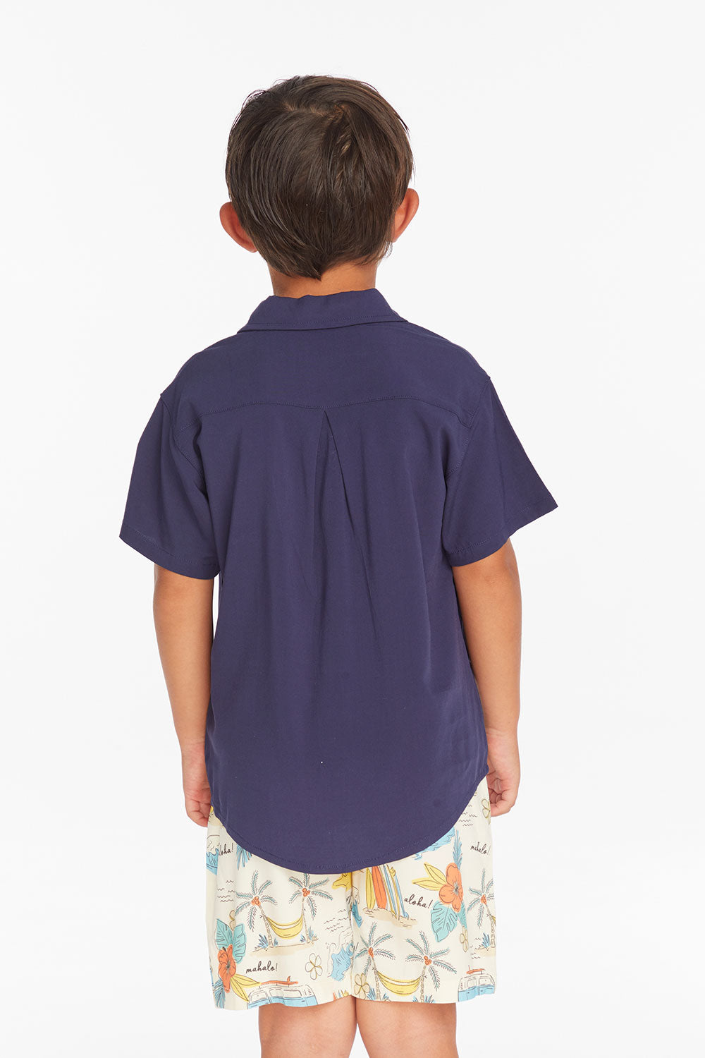 Collared Sapphire Blue Button Down Boys Shirt Boys chaserbrand