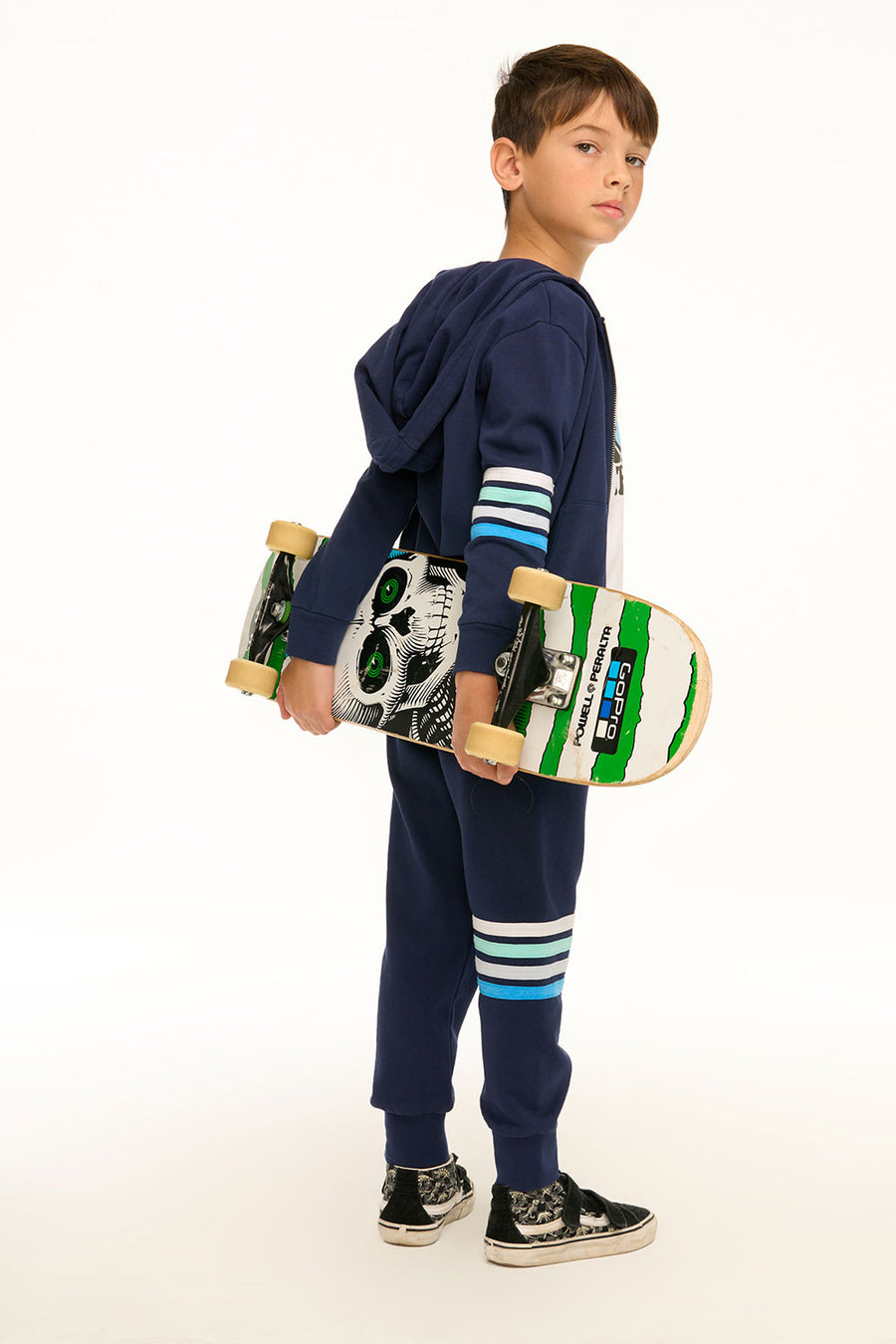 Coastin' Stripe Zip-Up Hoodie BOYS chaserbrand