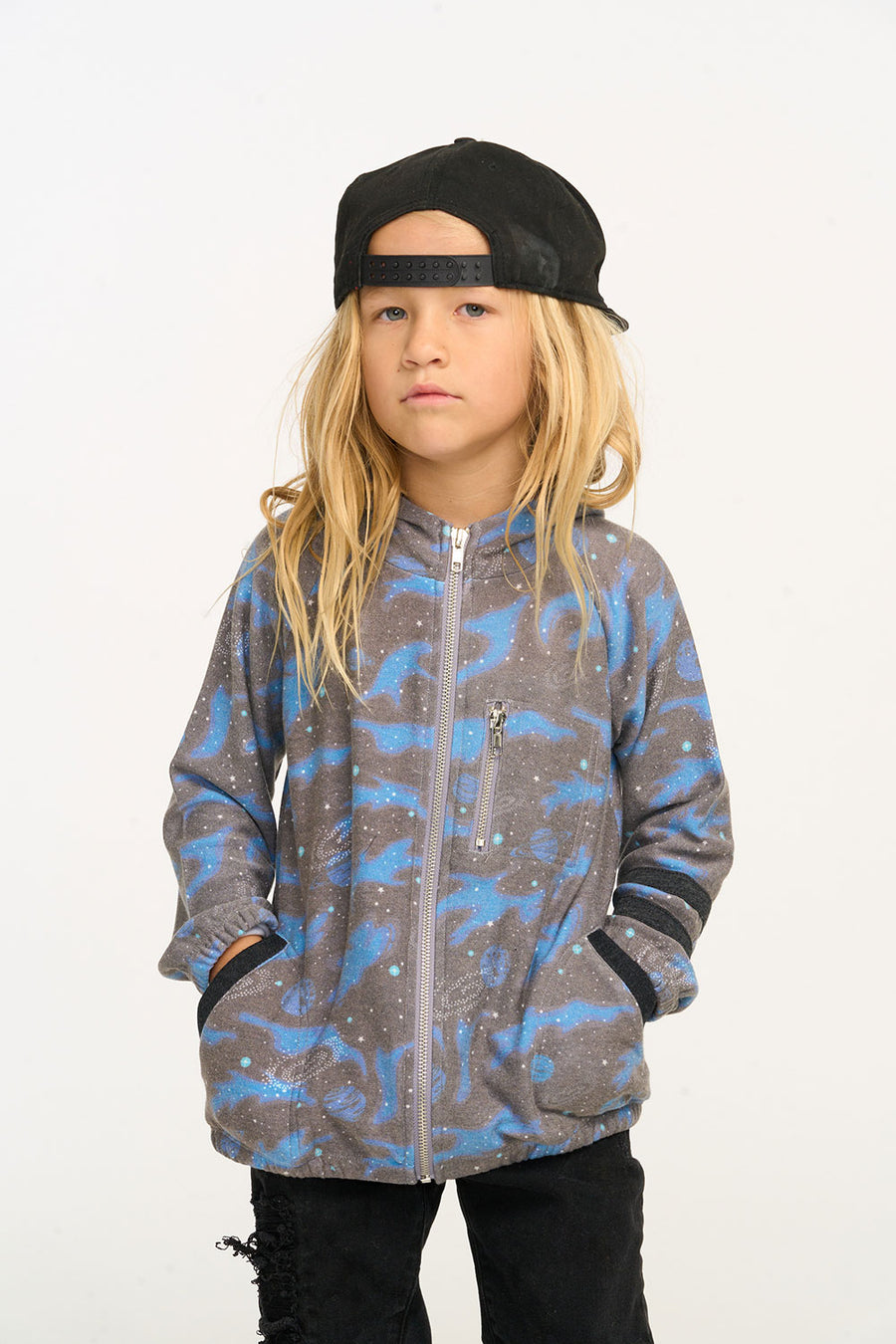 Galactic Camouflage Zip Up Hoodie BOYS chaserbrand