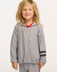 Silver Gray Zip Up Hoodie BOYS chaserbrand