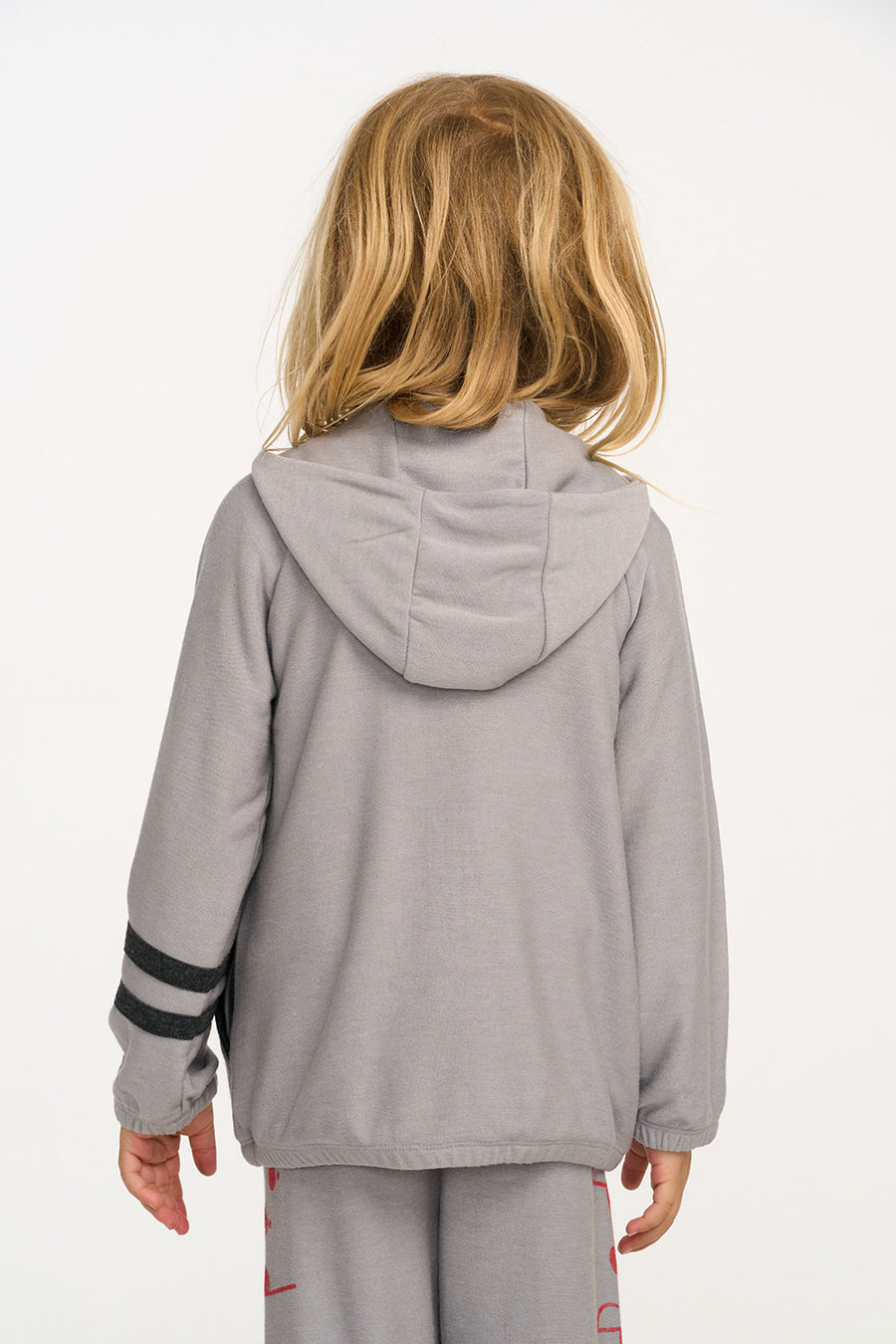 Silver Gray Zip Up Hoodie BOYS chaserbrand