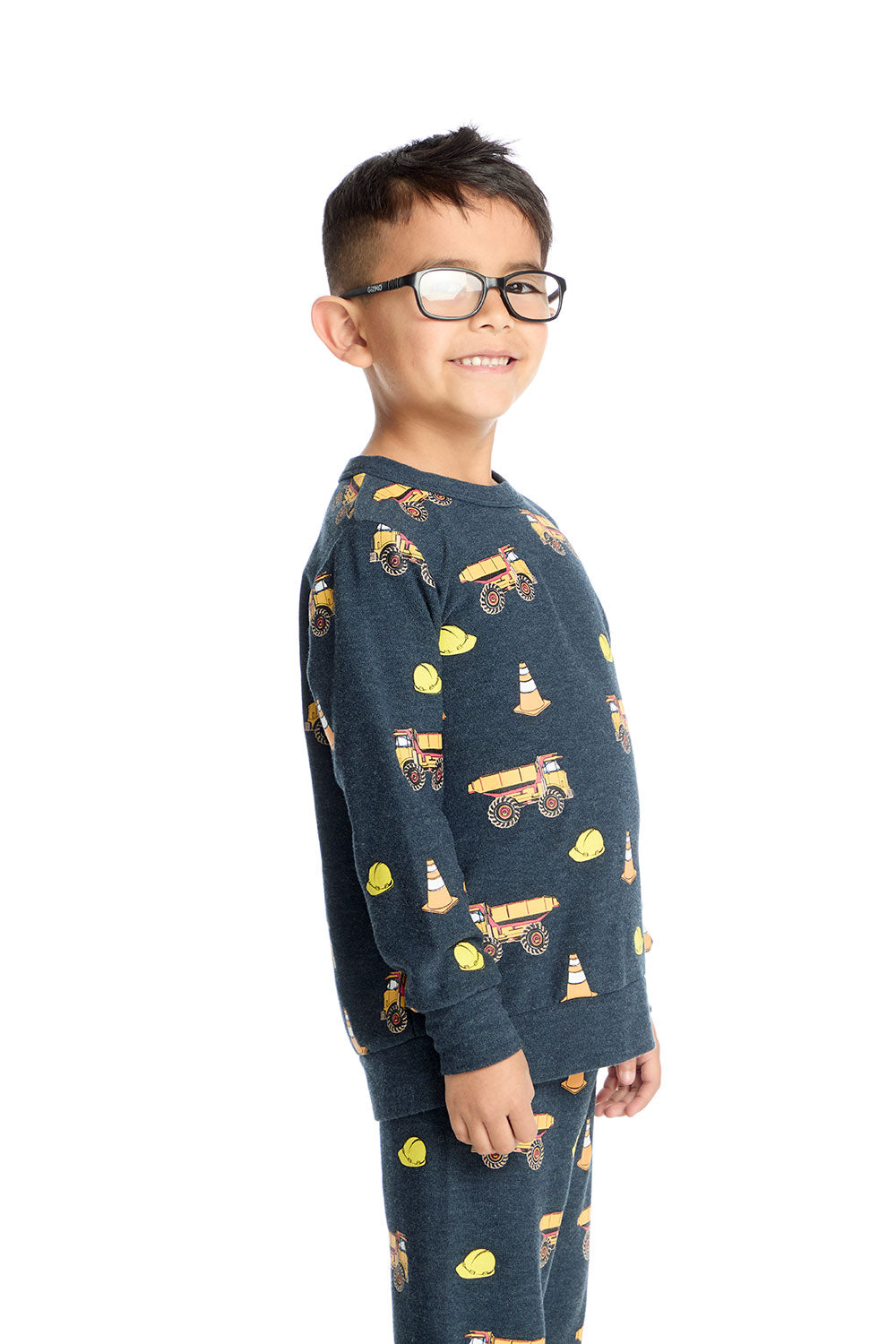 Construction Trucks Long Sleeve Boys chaserbrand