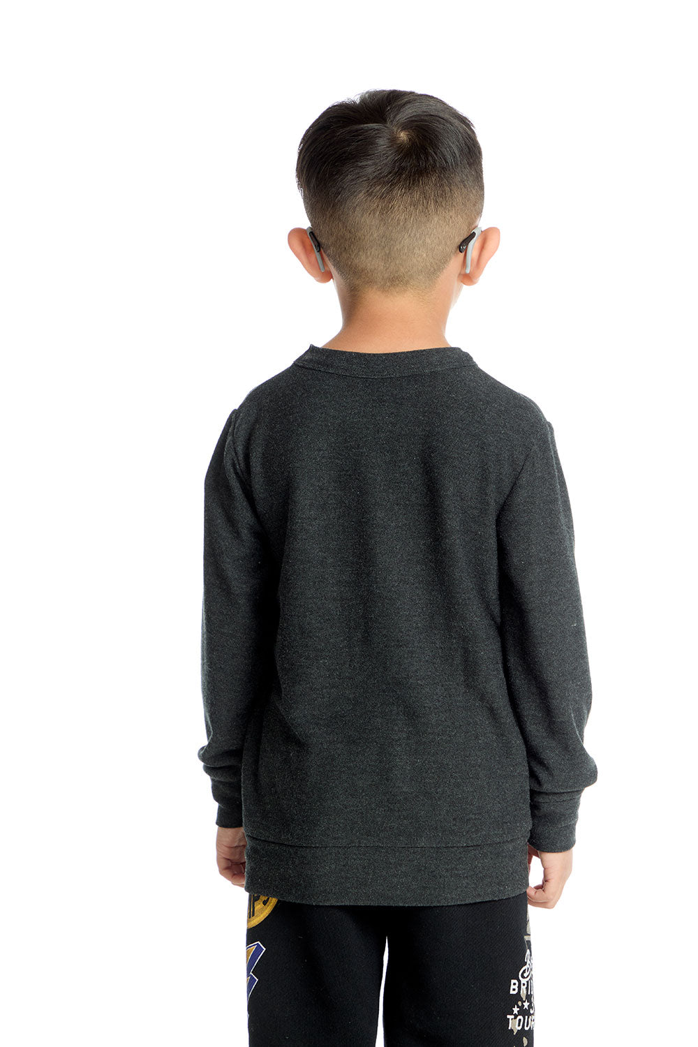 Rolling Stones  Checkered Tongue Logo Long Sleeve Boys chaserbrand