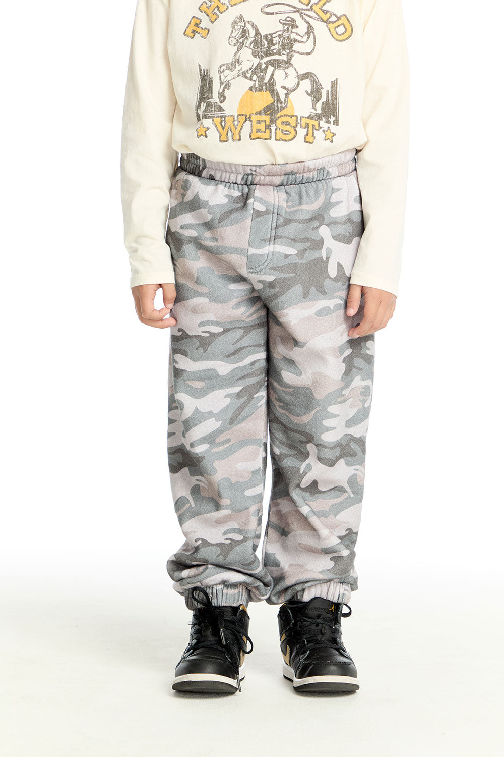 No Side Seam Desert Camo Joggers Boys chaserbrand