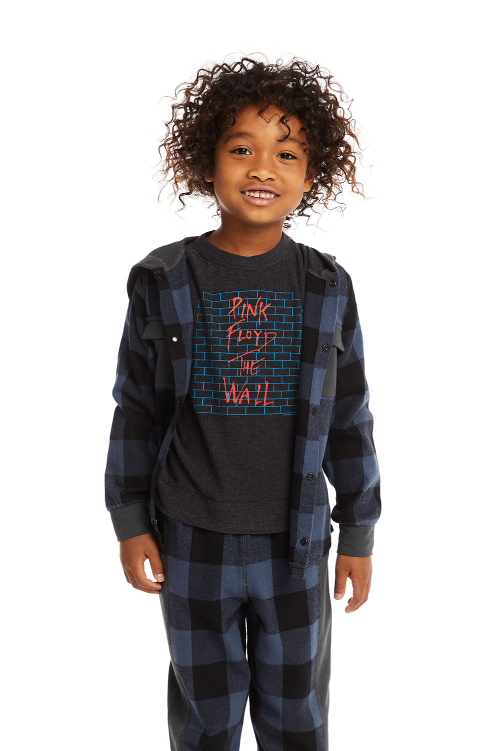 Tom Ghost Plaid Button Down BOYS chaserbrand