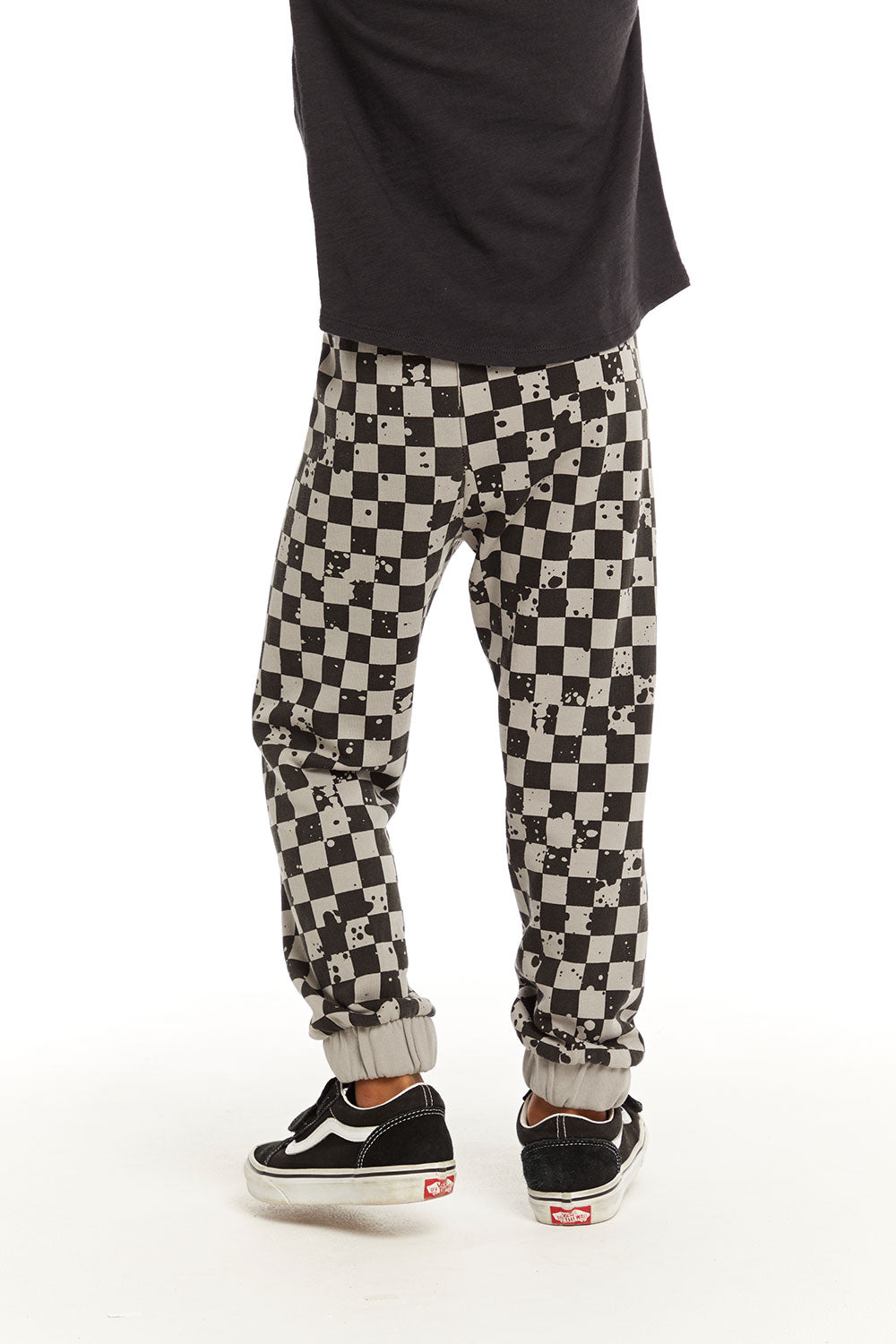 Lightning Splatter Checker Joggers BOYS chaserbrand