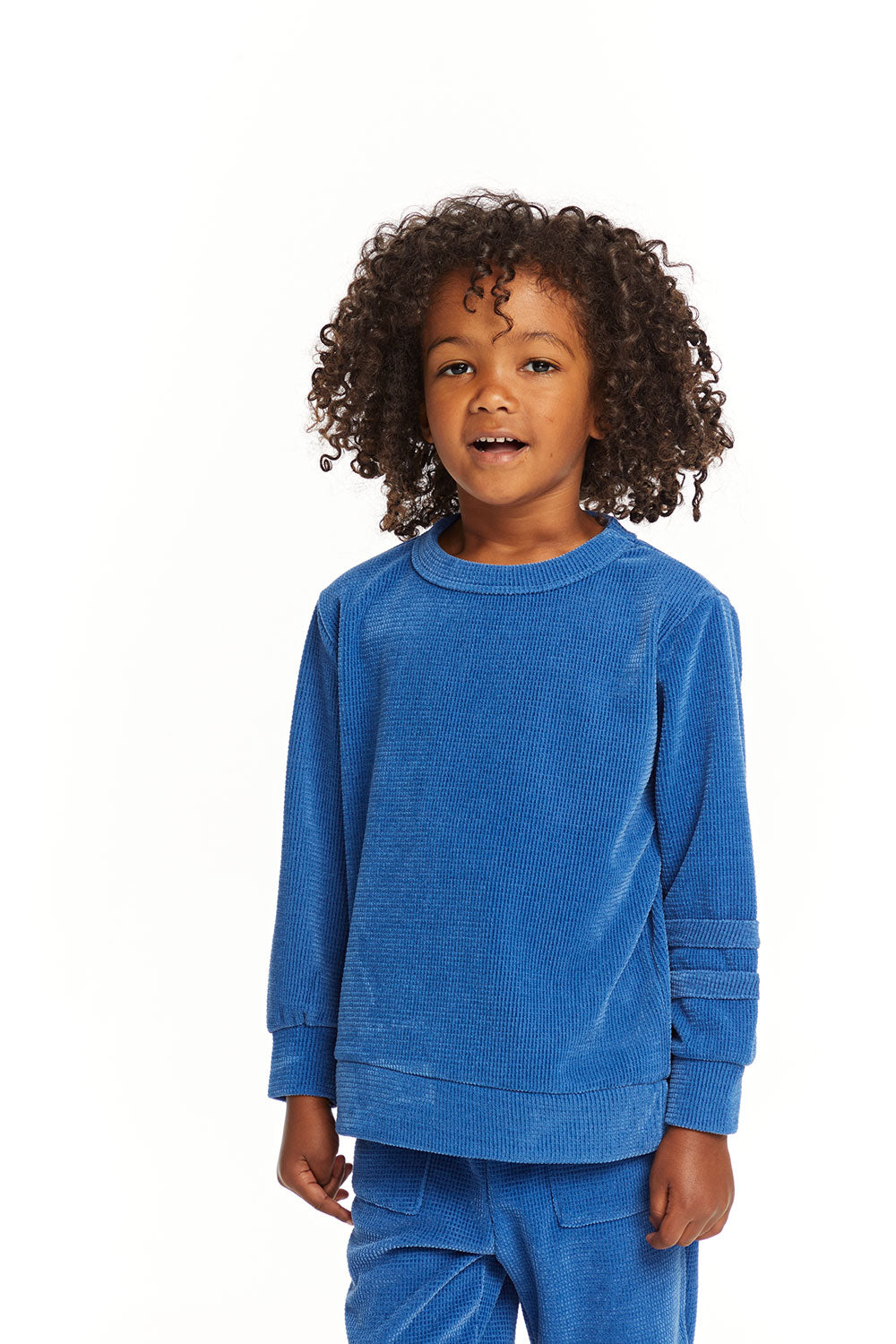 Long Sleeve Peacock Crew Neck Pullover BOYS chaserbrand