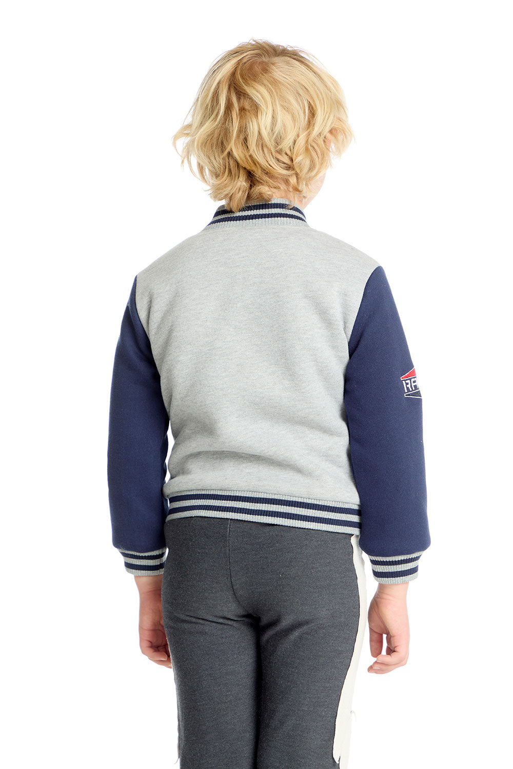 Allan Navy & Heather Grey Bomber Boys chaserbrand