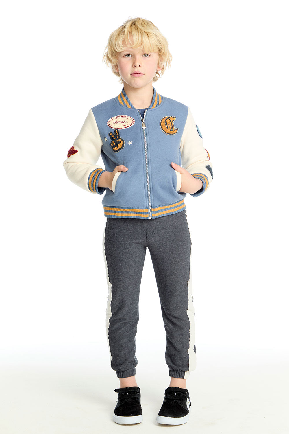Allan Steel Blue & Stonewash Bomber Boys chaserbrand