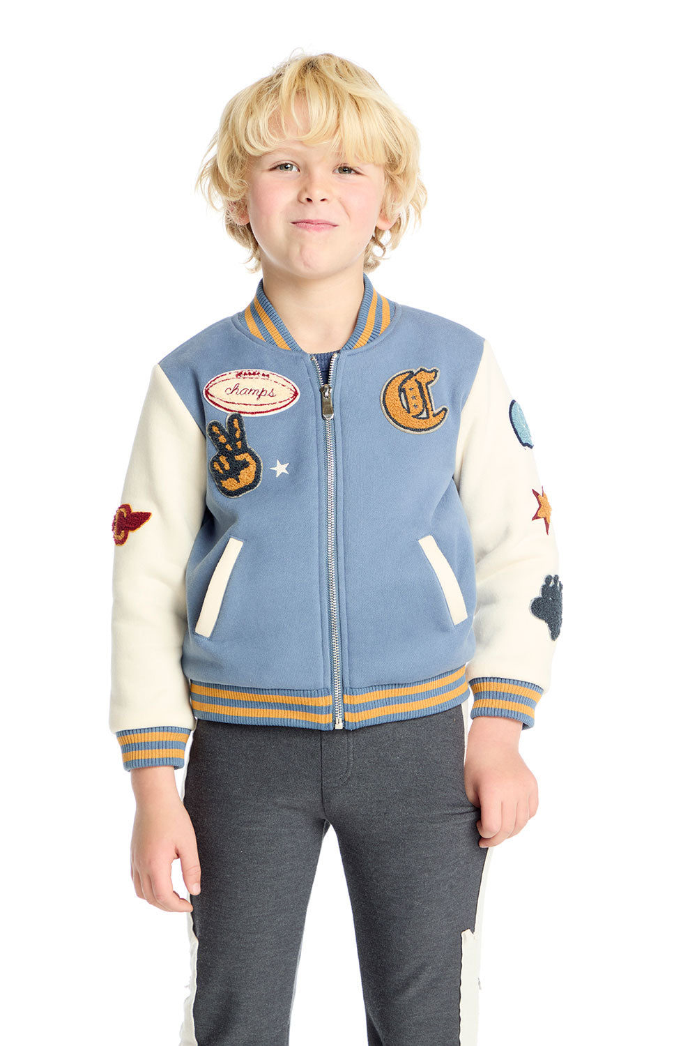 Allan Steel Blue & Stonewash Bomber Boys chaserbrand
