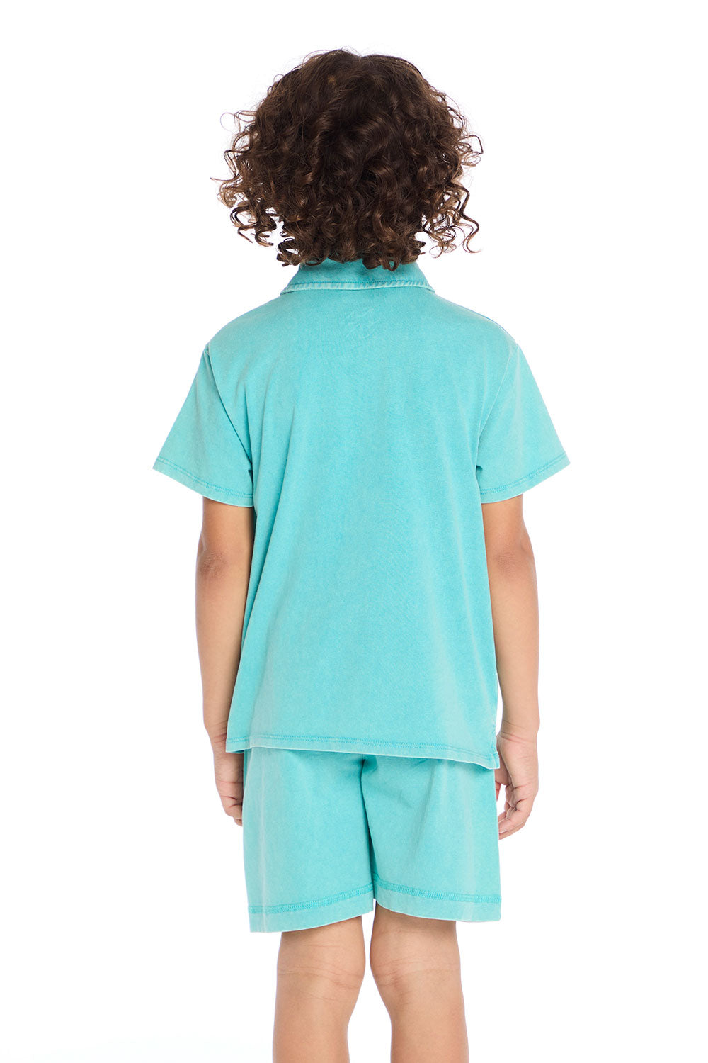 Aqua Teal Polo Shirt Boys chaserbrand