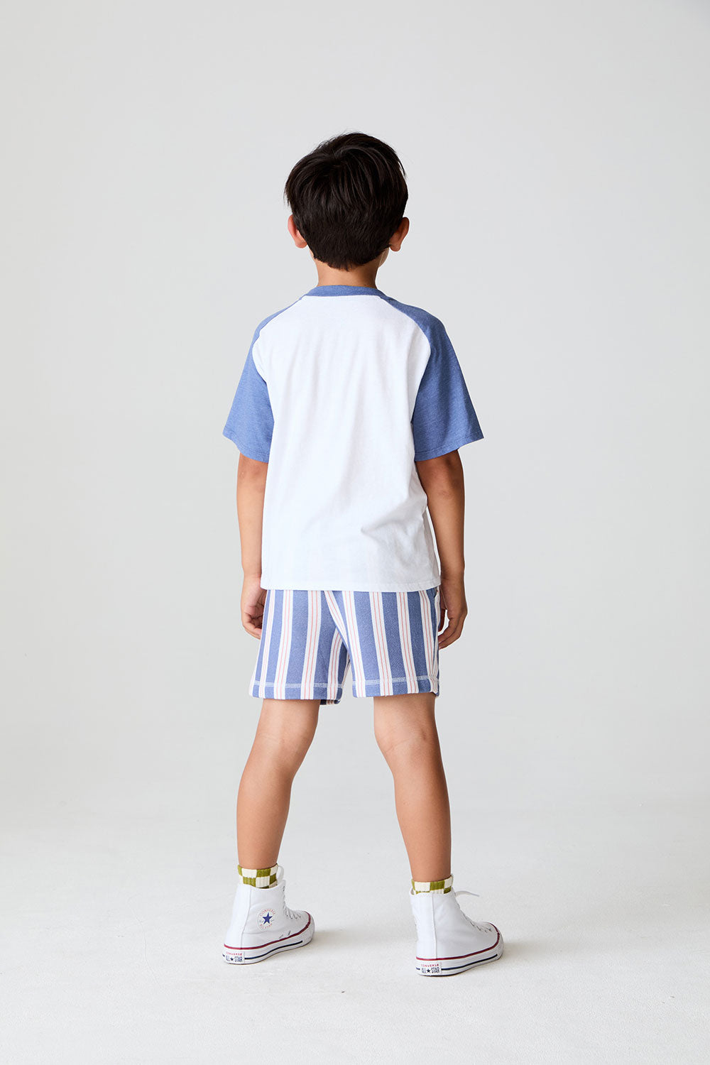 Boys Cozy Shamu Stripe Beach Shorts chaserbrand