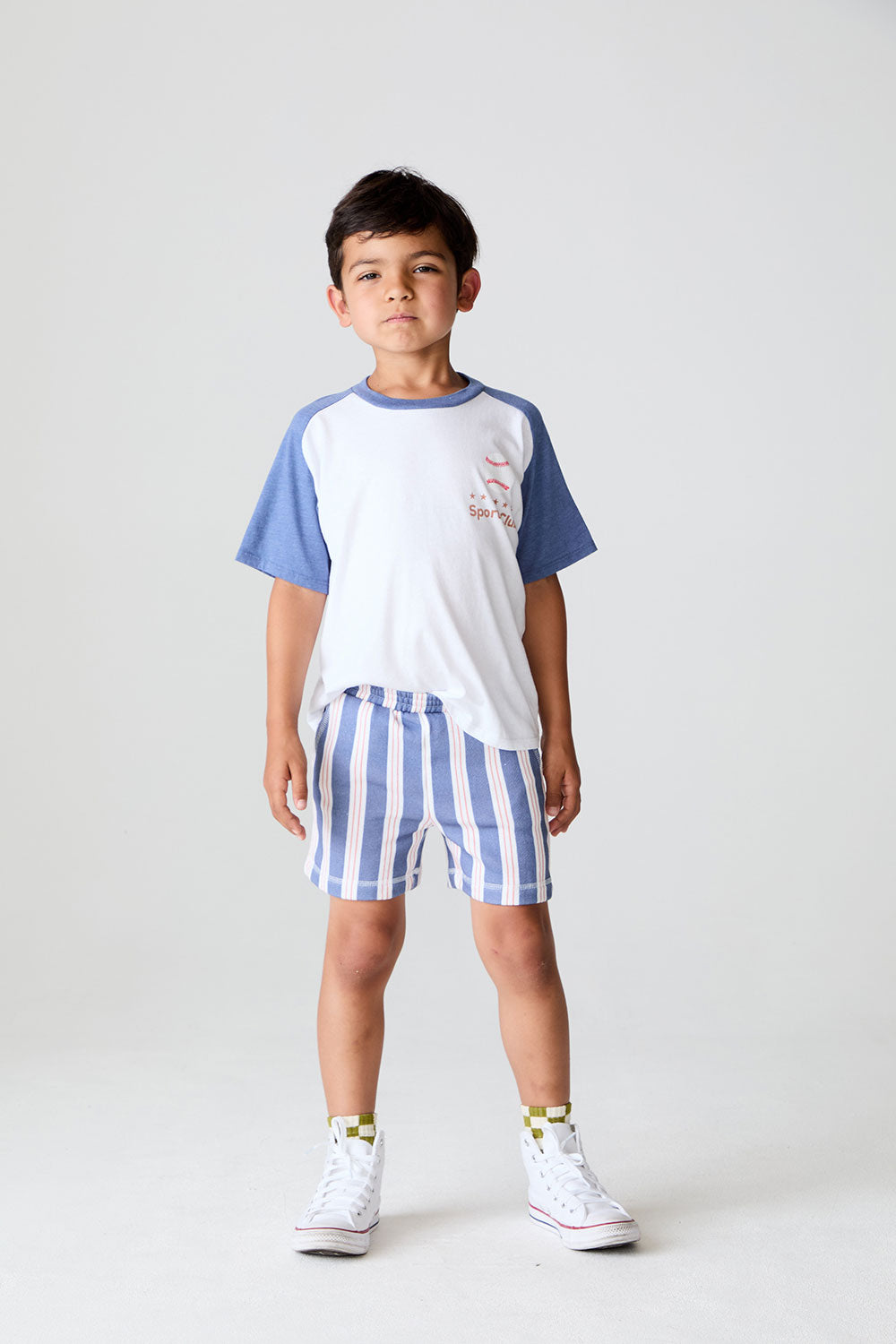 Boys Cozy Shamu Stripe Beach Shorts chaserbrand