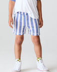 Boys Cozy Shamu Stripe Beach Shorts chaserbrand
