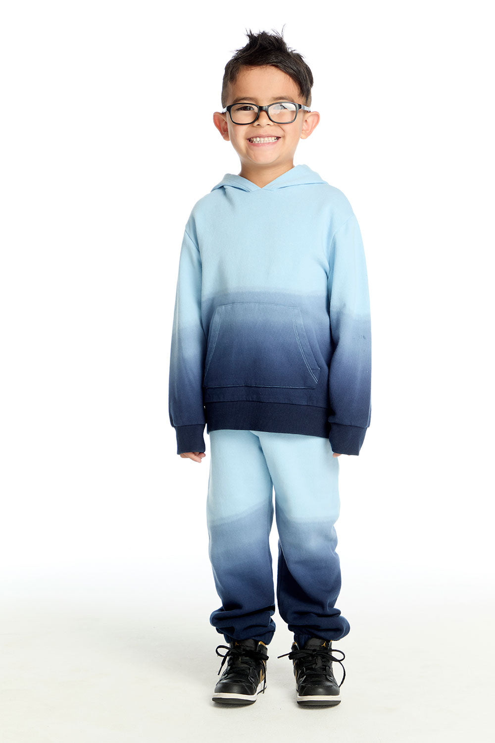 Long Sleeve Malibu Blue Ombre Hoodie Boys chaserbrand