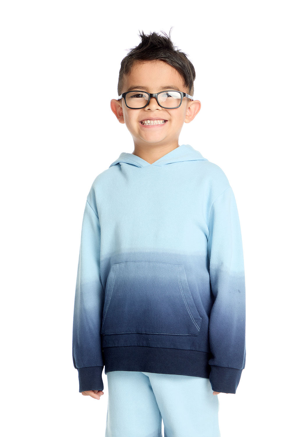 Long Sleeve Malibu Blue Ombre Hoodie Boys chaserbrand