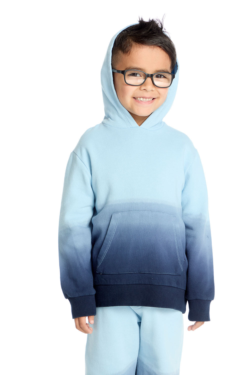 Long Sleeve Malibu Blue Ombre Hoodie Boys chaserbrand