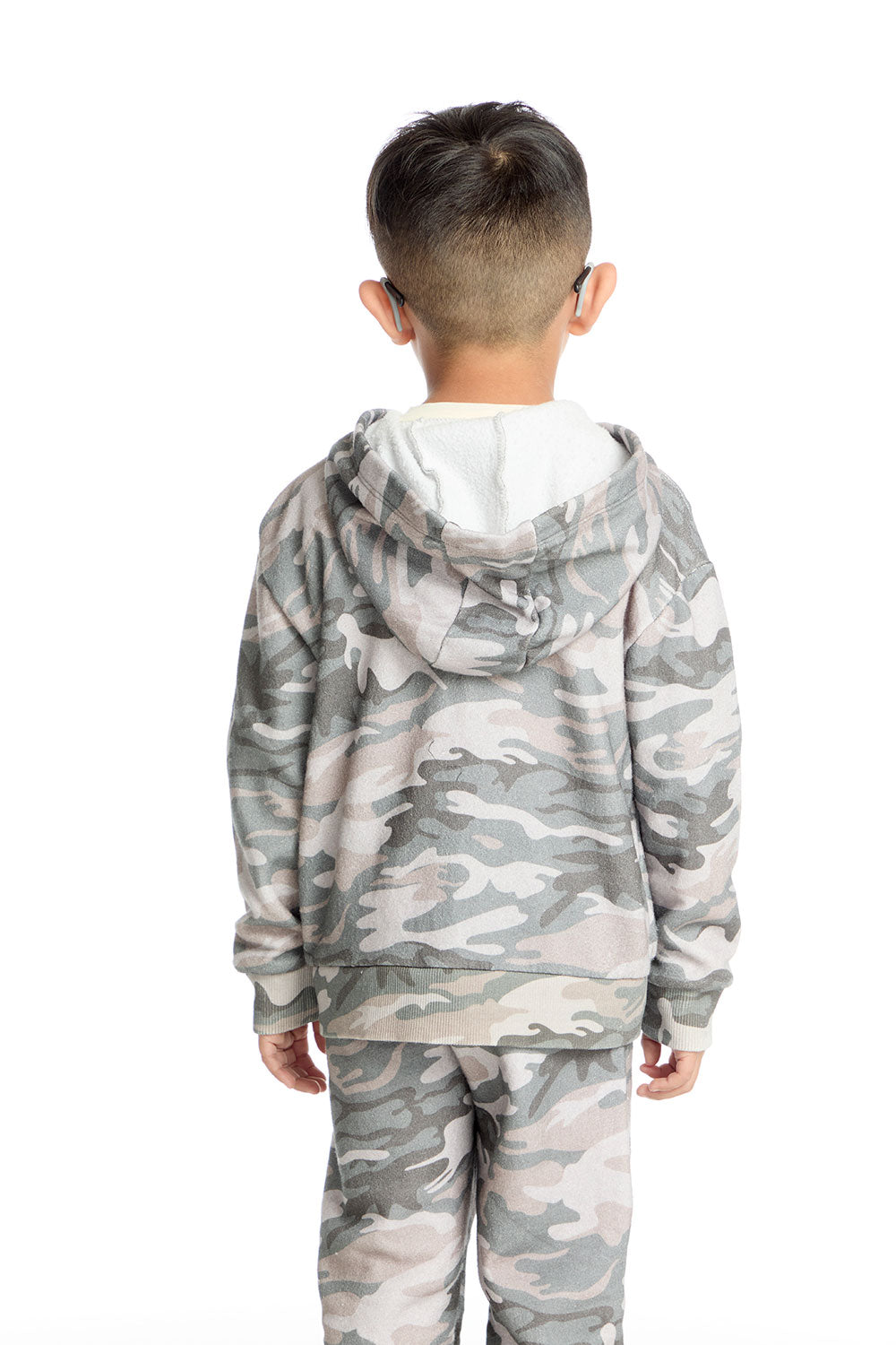 Long Sleeve Desert Camo Zip Up Hoodie Boys chaserbrand