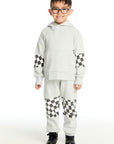 Checker Colorblock Hoodie Boys chaserbrand