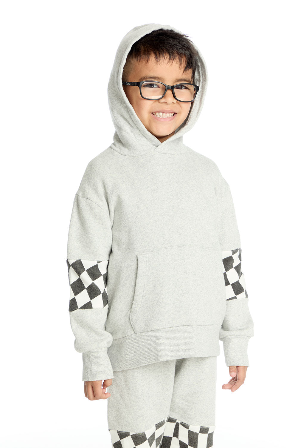 Checker Colorblock Hoodie Boys chaserbrand