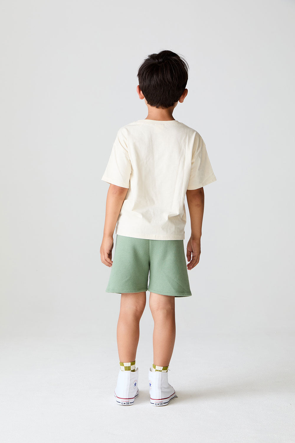 Boys Wide Leg Leaf Green Shorts chaserbrand