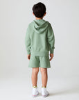 Boys Paxton Leaf Green Zip Up Hoodie chaserbrand