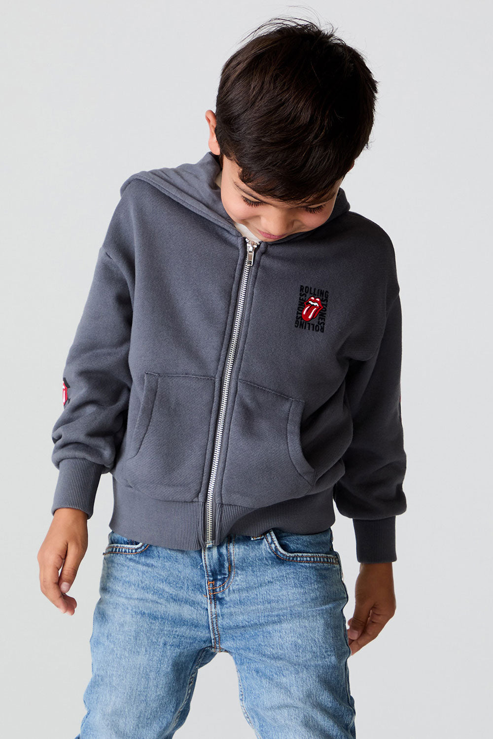 Boys The Rolling Stones Check Stones Hoodie chaserbrand