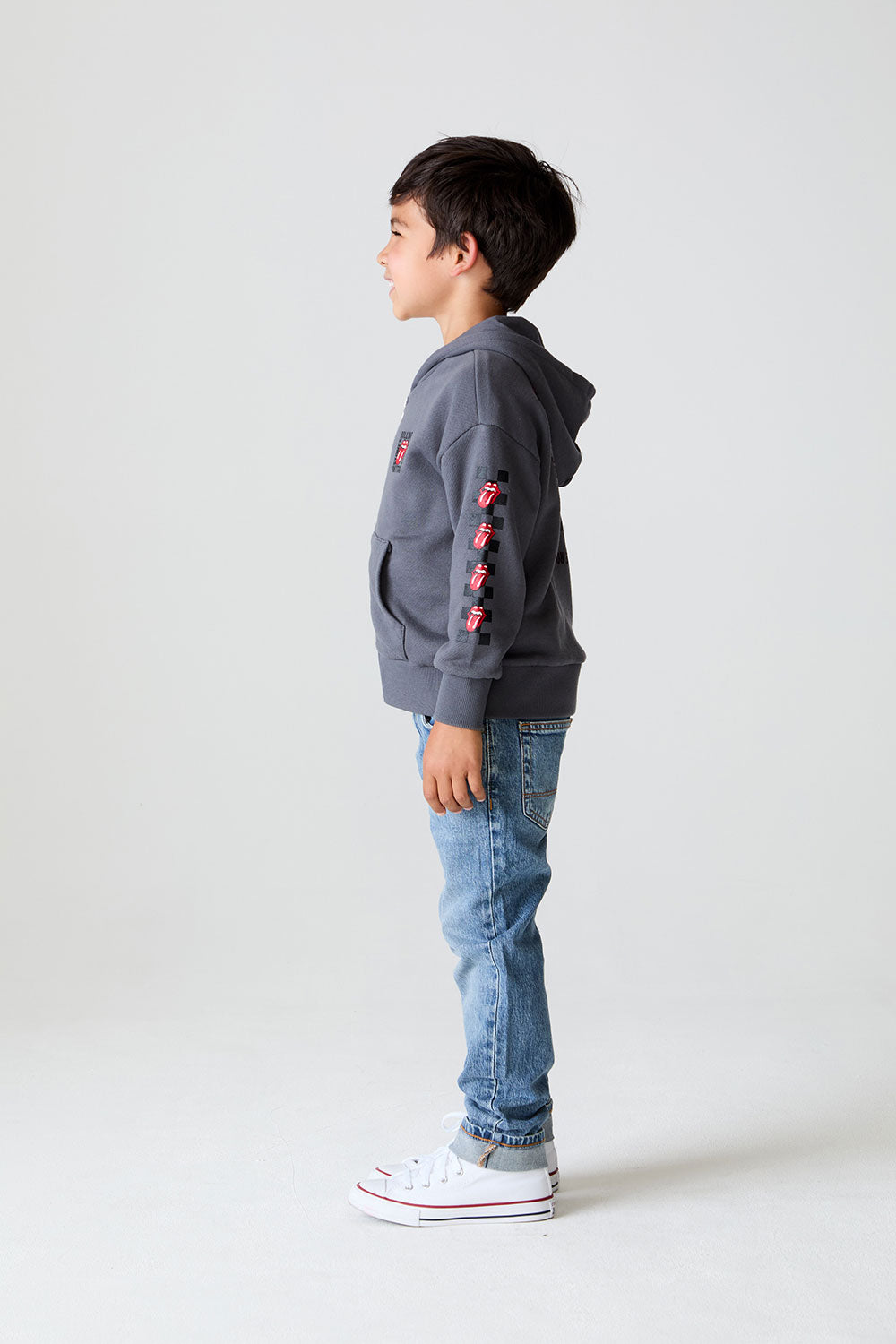 Boys The Rolling Stones Check Stones Hoodie chaserbrand