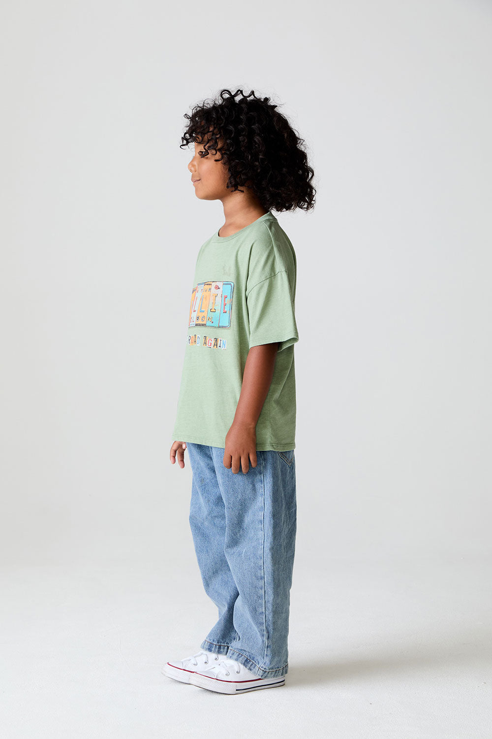 Boys Willie Nelson On The Road Again Tee chaserbrand