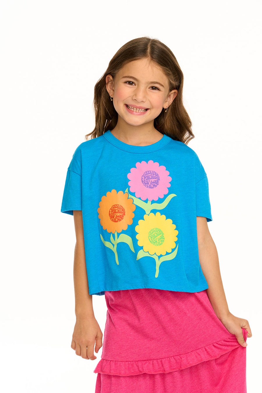 Friendly Flowers Tee GIRLS chaserbrand