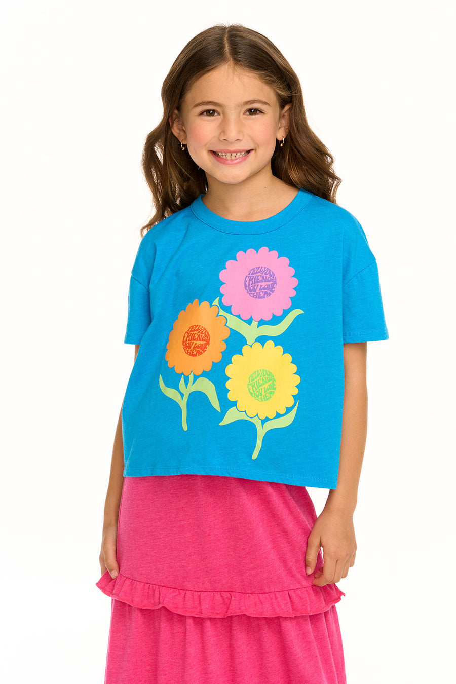 Friendly Flowers Tee GIRLS chaserbrand