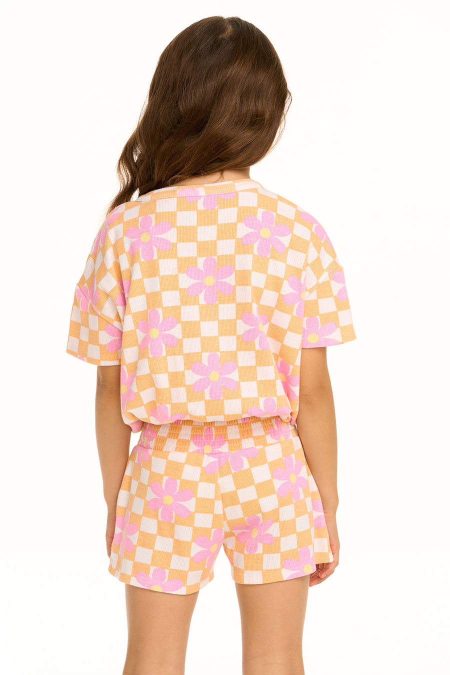 Daisy Check Romper GIRLS chaserbrand