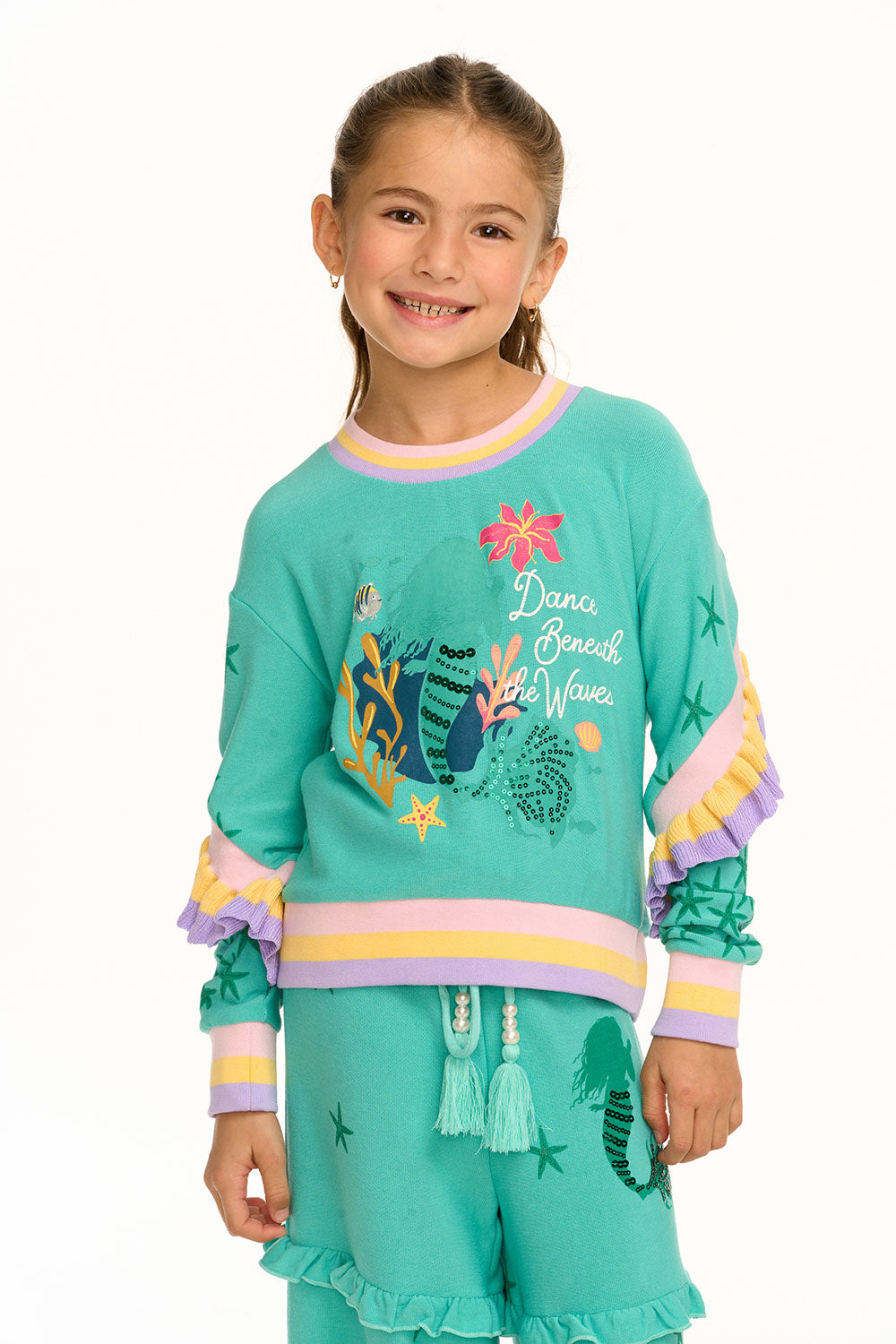 Disney&#39;s The Little Mermaid Liliana Pullover GIRLS chaserbrand