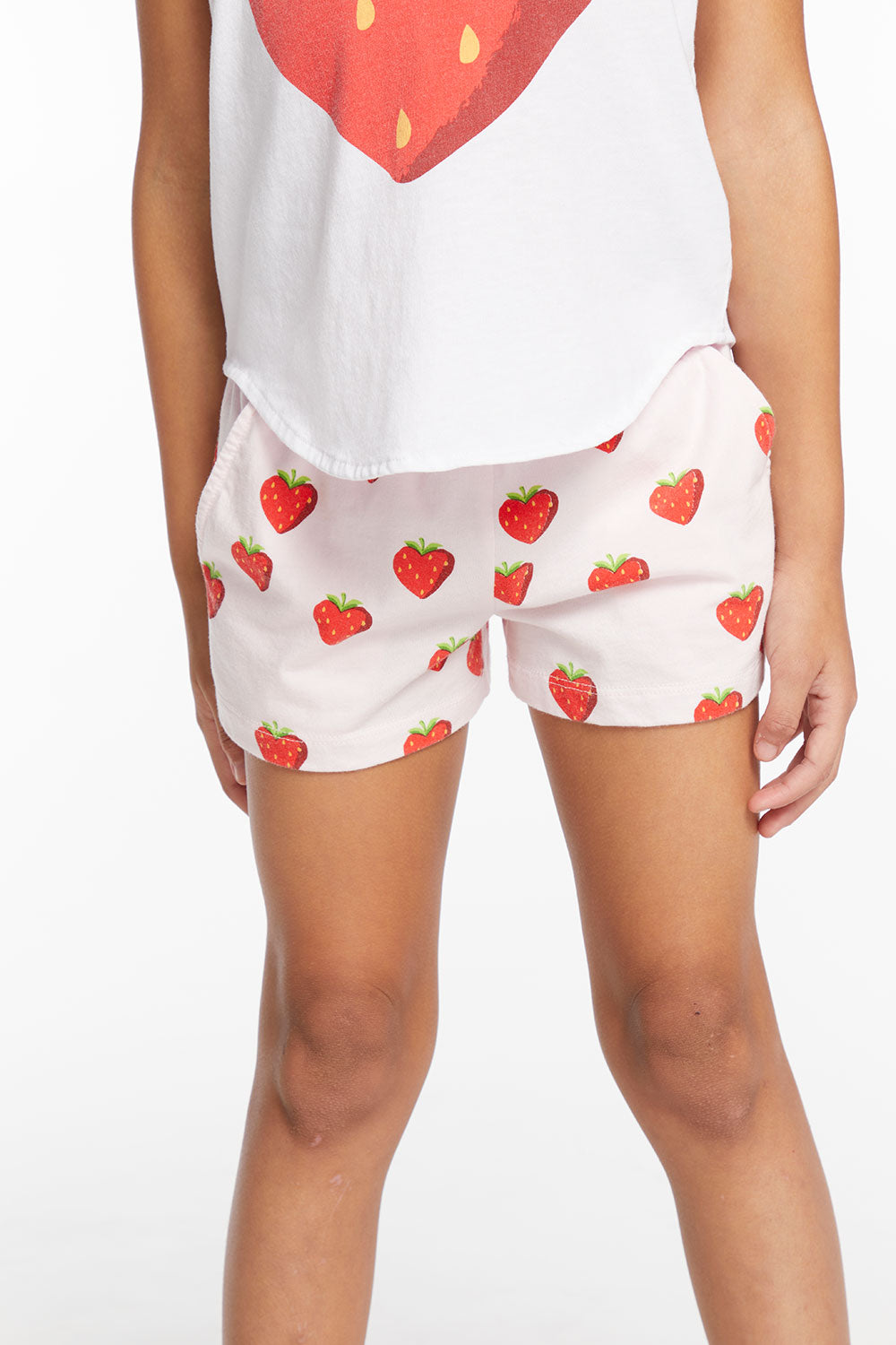 Heart Strawberry All Over Girls Shorts GIRLS chaserbrand