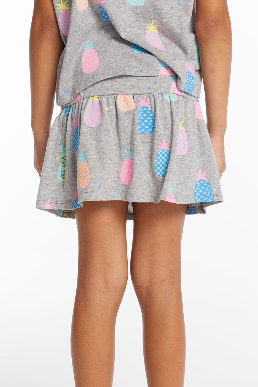 Multi Pineapple Girls Peplum Skort GIRLS chaserbrand