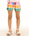 Rainbow Flower Shorts GIRLS chaserbrand