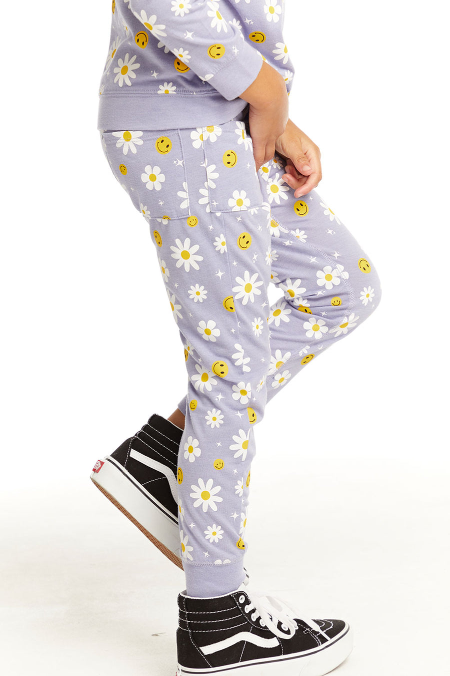 Smiley Daisies Slim Joggers GIRLS chaserbrand