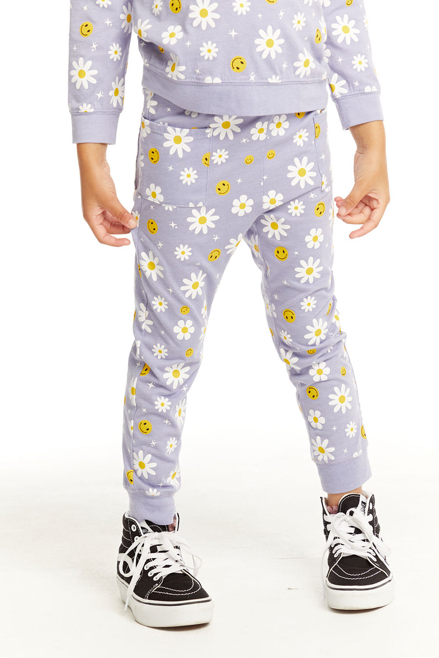 Smiley Daisies Slim Joggers GIRLS chaserbrand